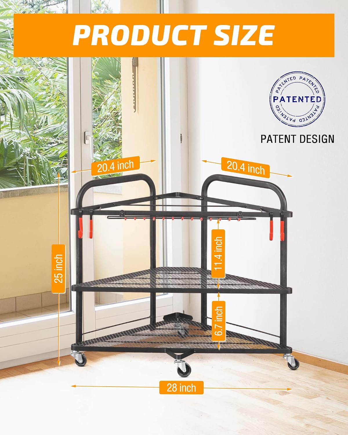 Home Gym Storage Rack for Dumbbells, Kettlebells and Yoga Mats