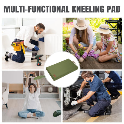 HappyPicnic Extra Thick Kneeling Pad, 1 Pack, Green, 17.5 x 11 x 2in