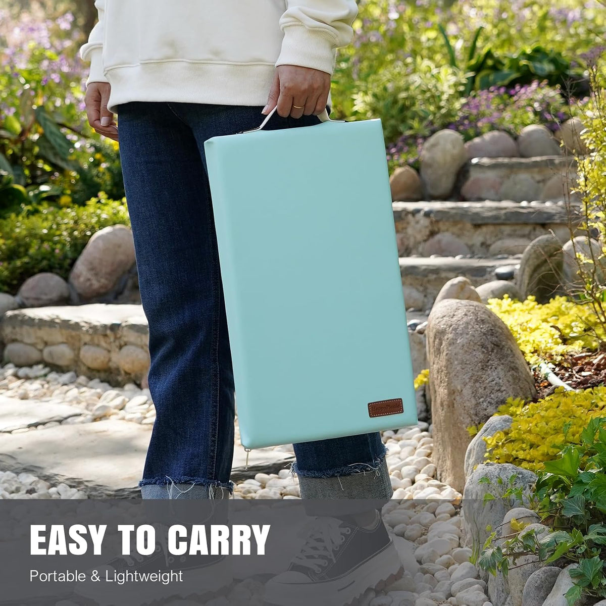 HappyPicnic Extra Thick Kneeling Pad, 1 Pack, Green, 17.5 x 11 x 2in