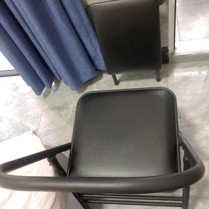 Yoga Auxiliary Chair,Foldable Backless,Yoga Chair Iyengar,Solid Anti Slip,Backless Yoga Chair Prop,Home Exercises Reinforced Design,Black+Khaki