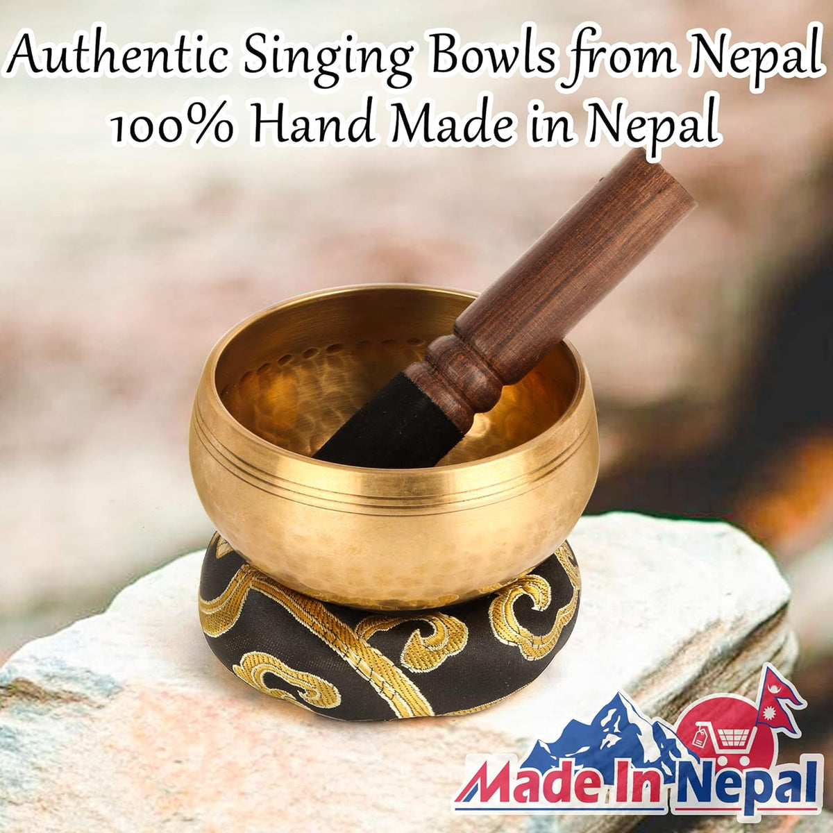 Relaehih Tibetan Singing Bowls, Meditation Chakra Sound Bowl Set