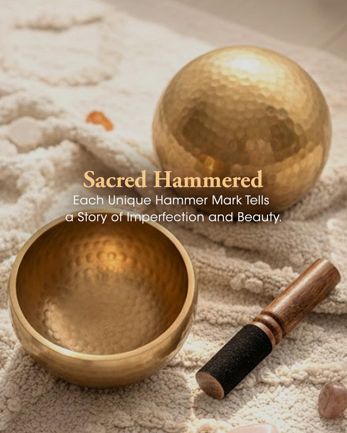 Relaehih Tibetan Singing Bowls, Meditation Chakra Sound Bowl Set