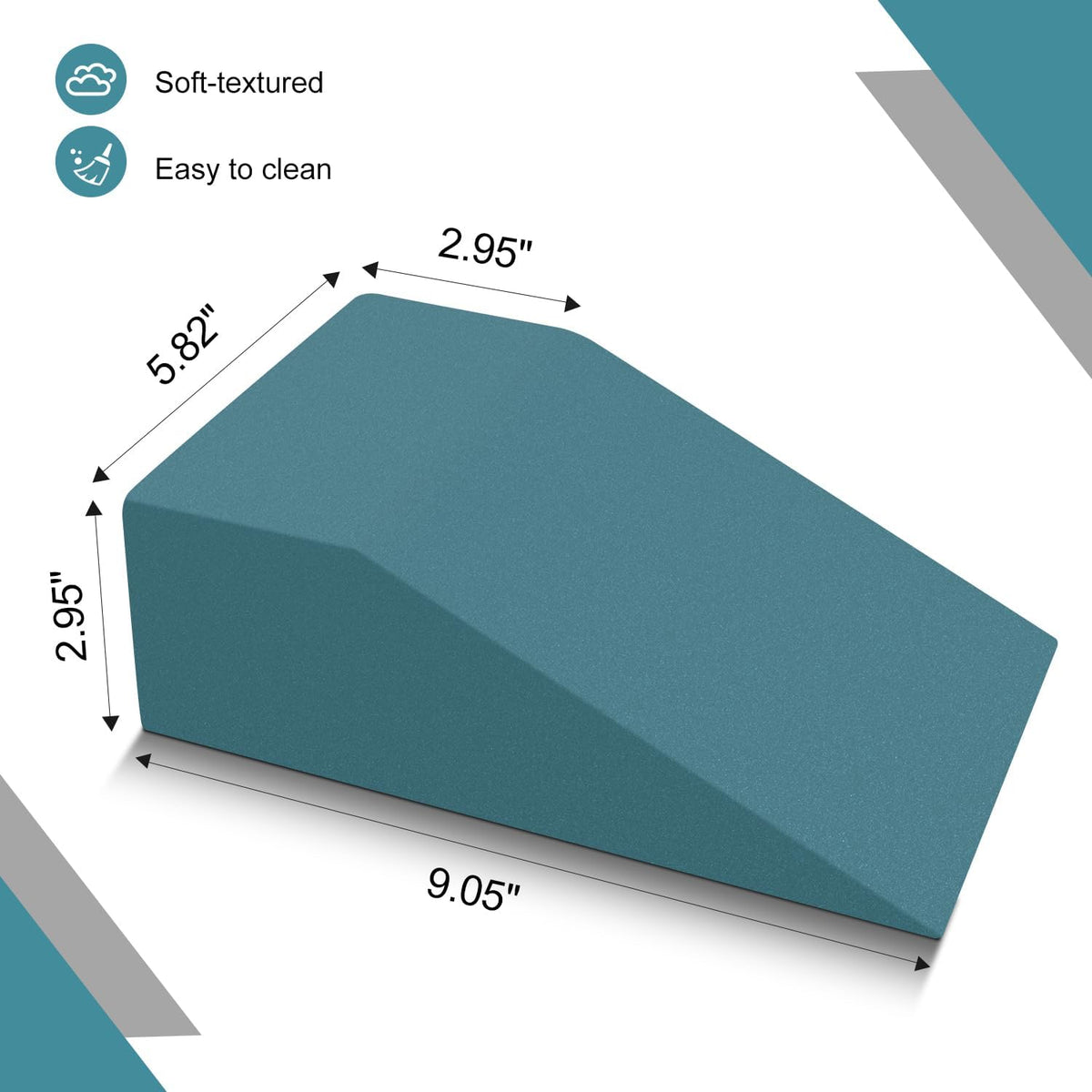 2 Pack Squat Wedge Blocks, Foot and Wrist Yoga Wedges