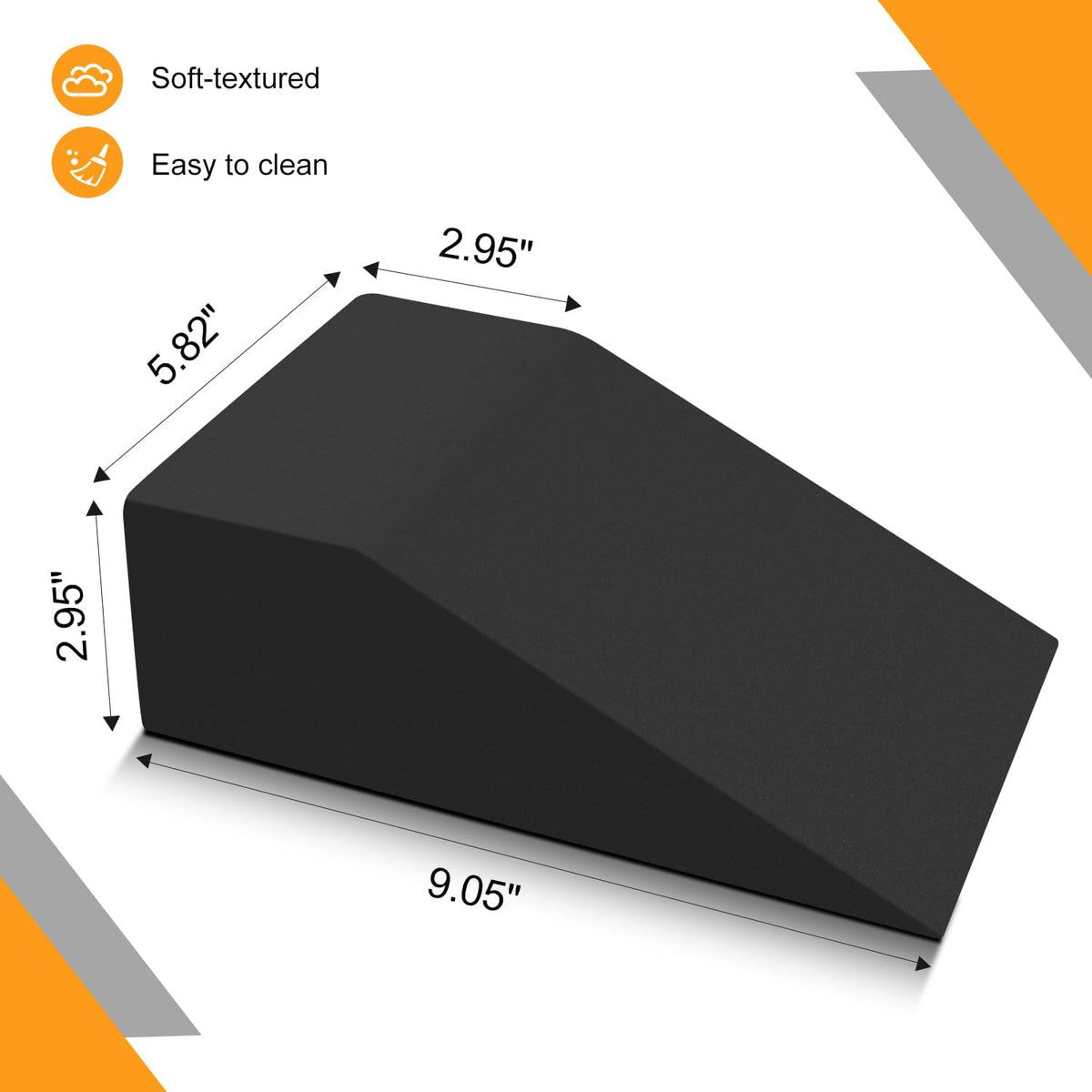 2 Pack Squat Wedge Blocks, Foot and Wrist Yoga Wedges