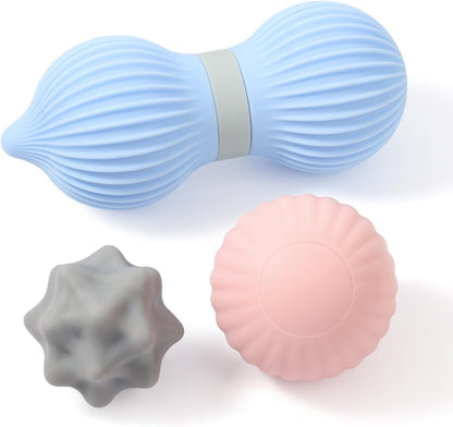 Silicone 3-Piece Massage Ball Set for Trigger Point Therapy