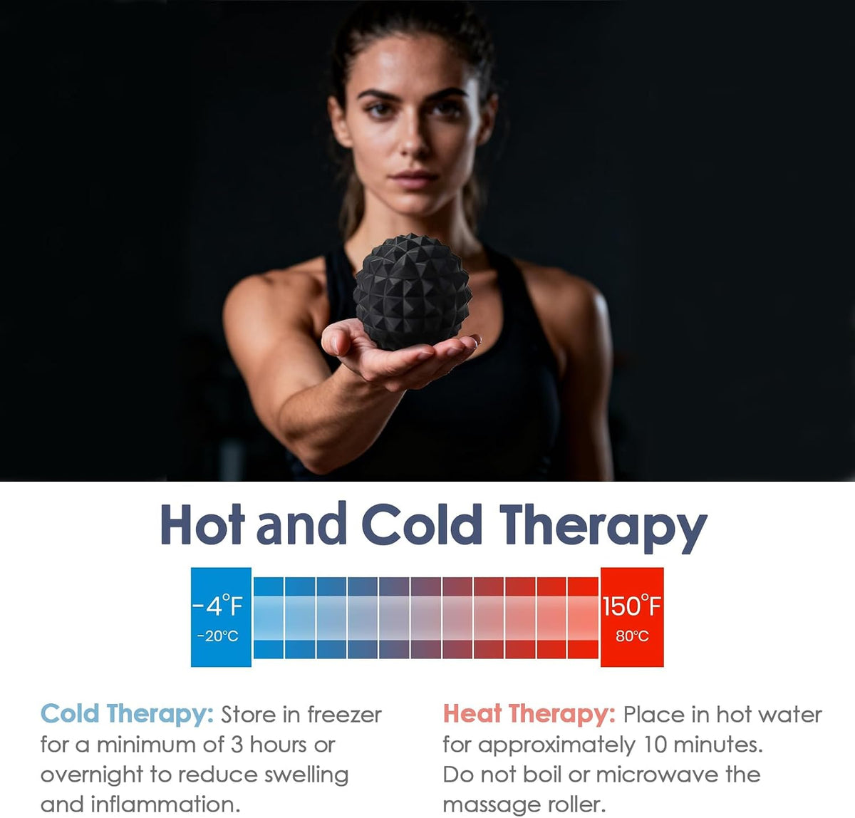 Silicone 3-Piece Massage Ball Set for Trigger Point Therapy