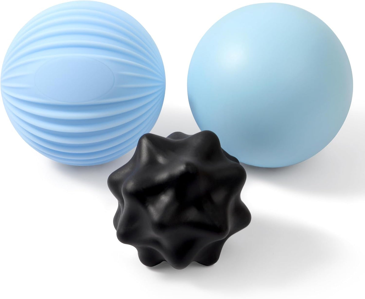 Silicone 3-Piece Massage Ball Set for Trigger Point Therapy