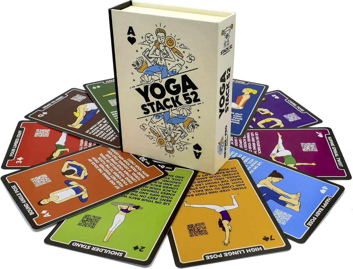 Yoga Exercise Cards: Designed by Certified Yoga Instructor.