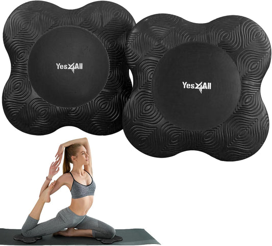 Yoga Knee Pads, Thick Cushion for Knee & Elbow, Set of 2