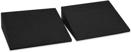 Yoga Wedge Blocks, XL Foam, 16.5°, 13 x 12.75 x 3.75 in, 2-Pack