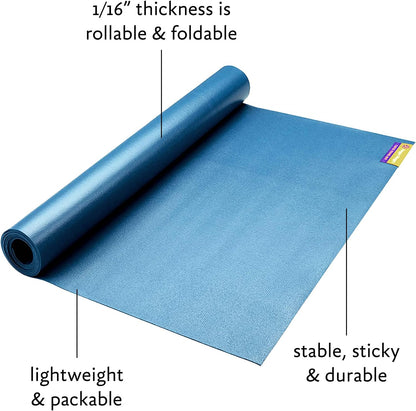 Tapas Travel Yoga Mat - Super Portable and Durable, Textured Sticky Surface, May be Folded or Rolled, Packable, Economical