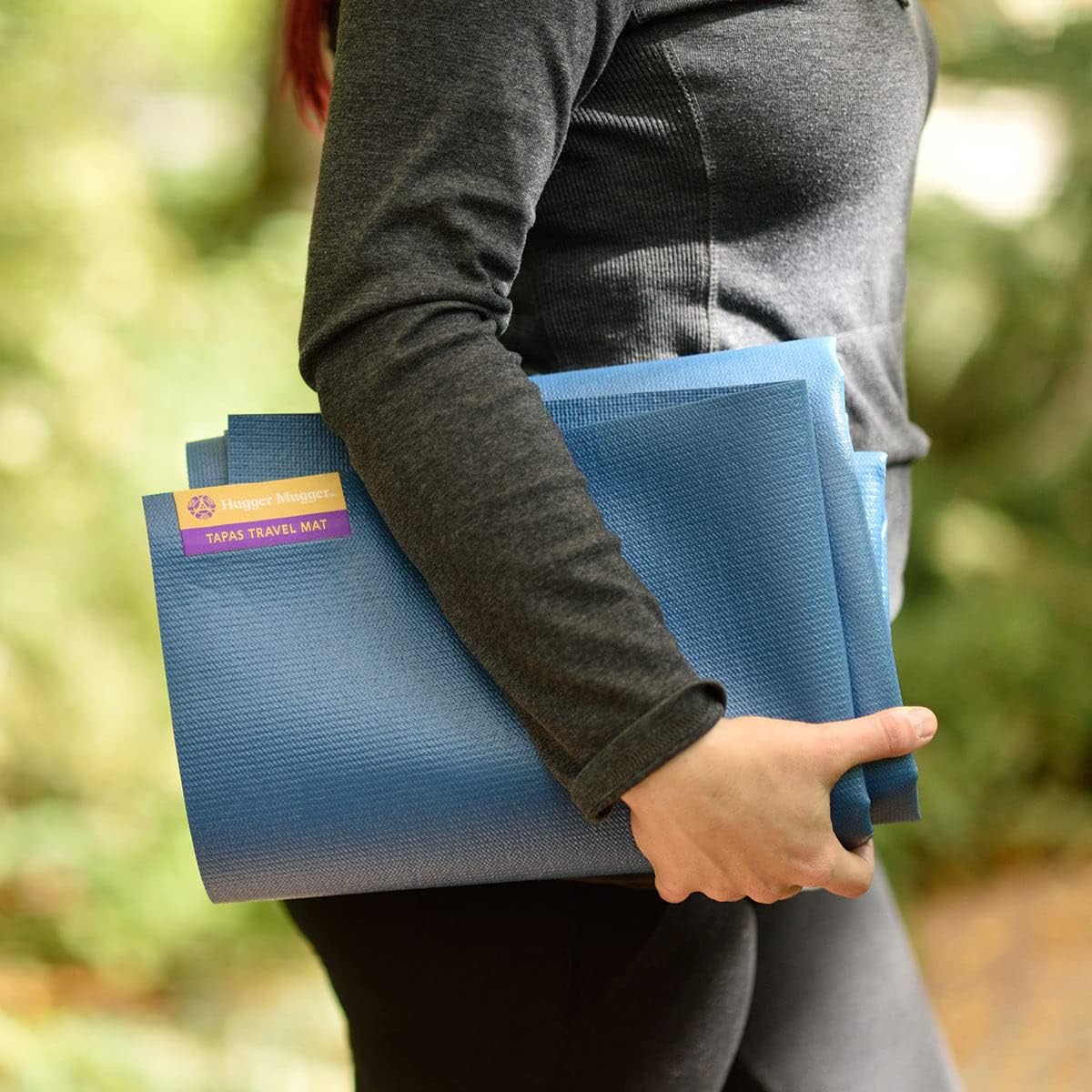 Tapas Travel Yoga Mat - Super Portable and Durable, Textured Sticky Surface, May be Folded or Rolled, Packable, Economical