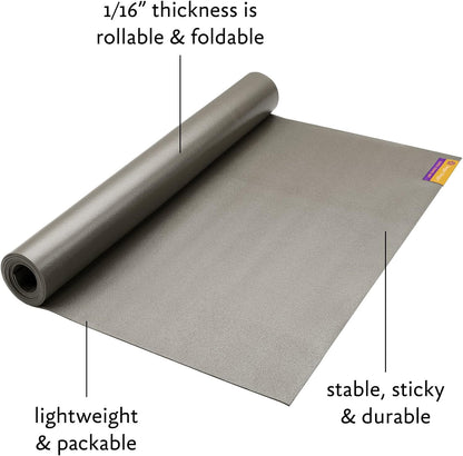 Tapas Travel Yoga Mat - Super Portable and Durable, Textured Sticky Surface, May be Folded or Rolled, Packable, Economical