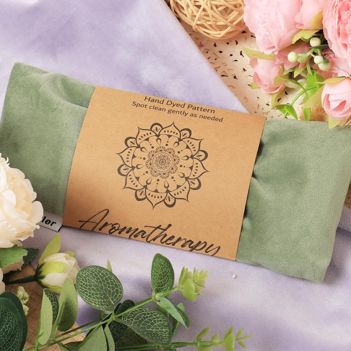 Lavender Eye Pillow for Sleeping, Weighted Eye Mask for Spa, Yoga