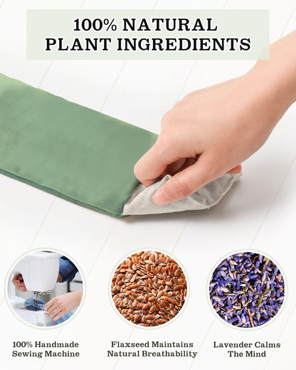Lavender Eye Pillow for Sleeping, Weighted Eye Mask for Spa, Yoga