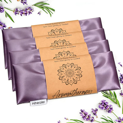 Lavender Eye Pillow for Sleeping, Weighted Eye Mask for Spa, Yoga