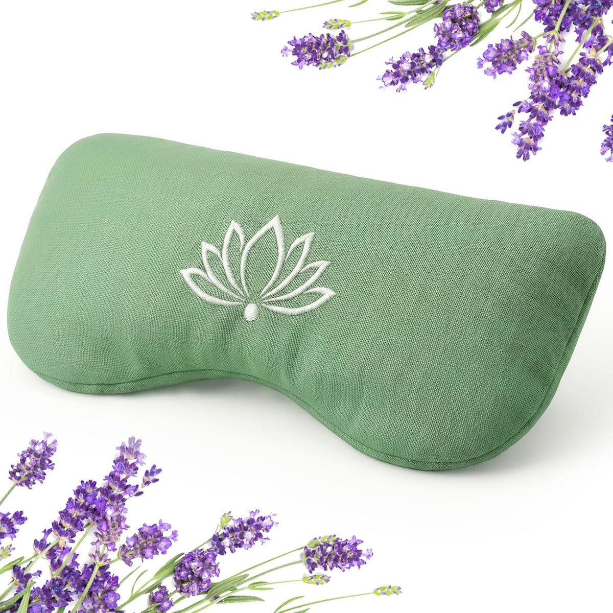 Weighted Lavender Eye Pillow, Linen Flaxseed Eye Mask for Sleeping