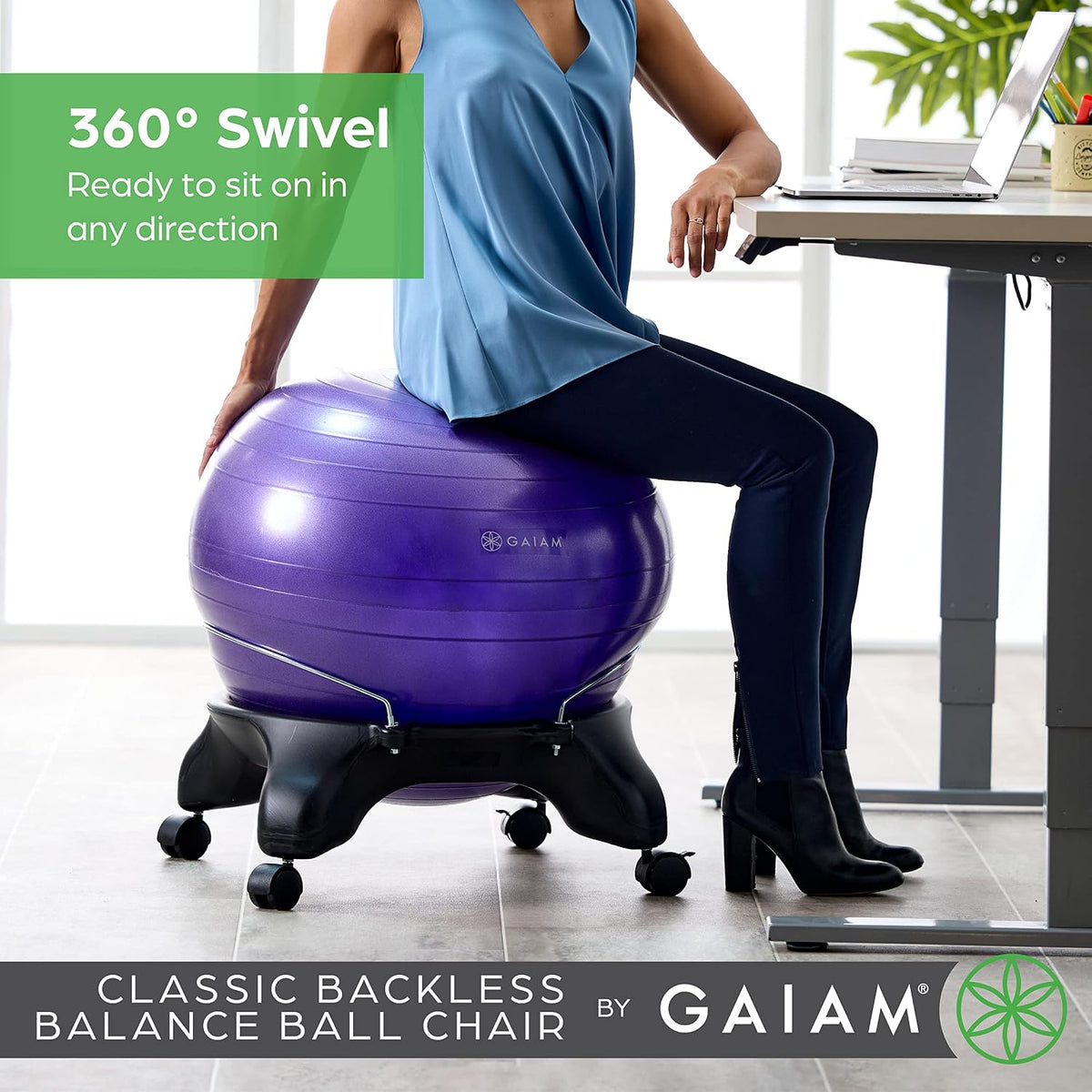 Classic Balance Ball Chair, Stability Seat