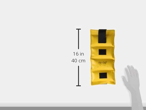 The Cuff Original Adjustable Ankle and Wrist Weight for Yoga, Dance, Running, Cardio, Aerobics, Toning, and Physical Therapy.