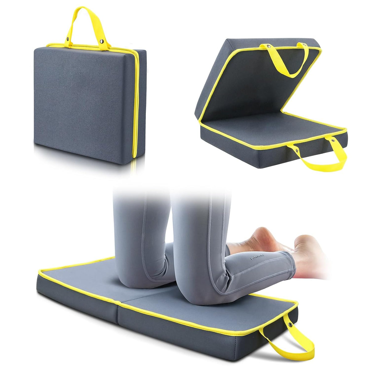 Kneeling Pad for Gardening & Extra Thick Knee Pad – Soft Foam Knee Cushion with Waterproof Cover – Large 24x13 Inch Garden Kneeler Mat for Weeding, Exercise, Floor Work