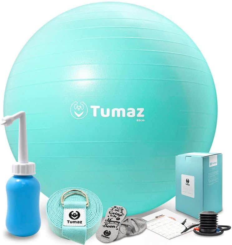 Birth Ball for Pregnancy & Labor, Exercise Ball with Pump