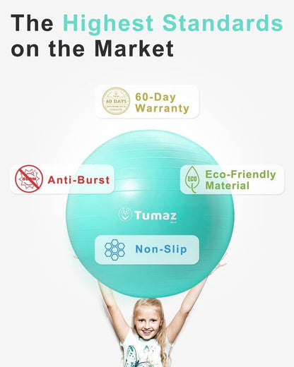 Birth Ball for Pregnancy & Labor, Exercise Ball with Pump