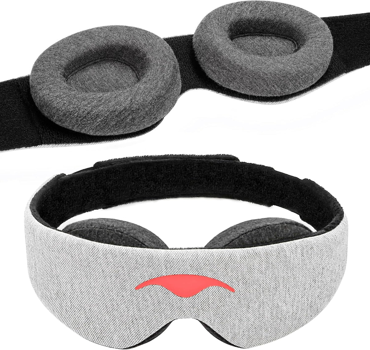 Manta Original Sleep Mask - Maximum Blackout Sleep Mask for Deep Sleep, Adjustable with Detachable Eye Cups, Zero Eye Pressure for Back & Belly Sleepers, Ideal for Travel, Shift Work & Daytime Sleep