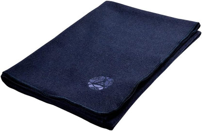 Deluxe Wool Blanket - Plum - Soft and Firm, Excellent Yoga Prop, Provides Extra Padding for Knees, Elbows, and Wrists, Durable and Washable