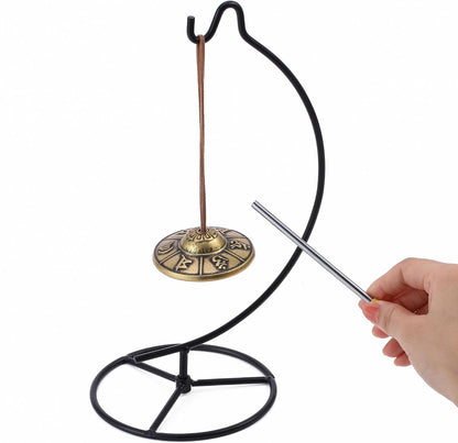 Tingsha Cymbals Tibetan Chime Bells, Healing Bell with Striker(Sanskrit)