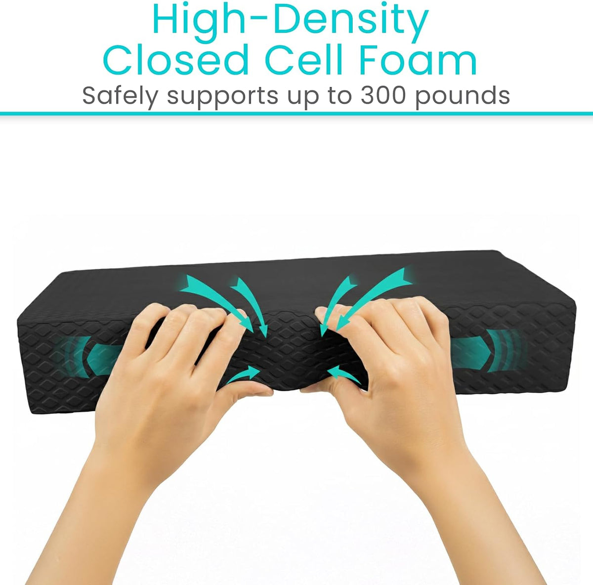 Balance Pad - Foam Large Yoga Mat Trainer for Physical Therapy, Stability Workout, Knee and Ankle Exercise, Strength Training, Rehab - Chair Cushion for Adults, Kids, and Travel