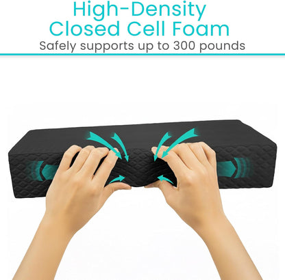 Balance Pad - Foam Large Yoga Mat Trainer for Physical Therapy, Stability Workout, Knee and Ankle Exercise, Strength Training, Rehab - Chair Cushion for Adults, Kids, and Travel
