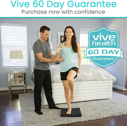 Balance Pad - Foam Large Yoga Mat Trainer for Physical Therapy, Stability Workout, Knee and Ankle Exercise, Strength Training, Rehab - Chair Cushion for Adults, Kids, and Travel
