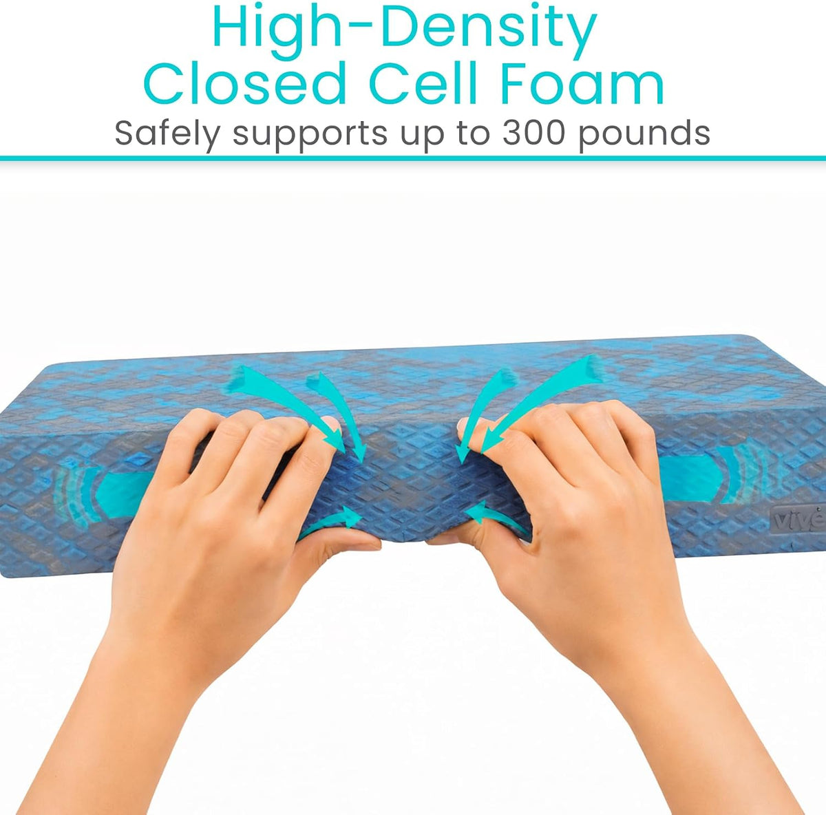 Balance Pad - Foam Large Yoga Mat Trainer for Physical Therapy, Stability Workout, Knee and Ankle Exercise, Strength Training, Rehab - Chair Cushion for Adults, Kids, and Travel