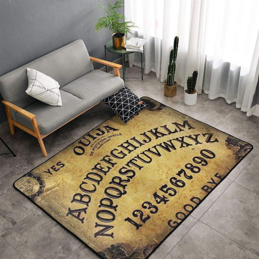 Dangerous Magical Game Ouija Board Pattern Area Rug, Bedroom Living Room Kitchen Floor Mat, Children Play Carpet, Throw Rugs Yoga Mat