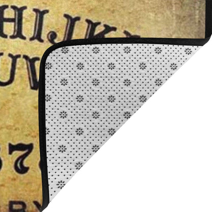 Dangerous Magical Game Ouija Board Pattern Area Rug, Bedroom Living Room Kitchen Floor Mat, Children Play Carpet, Throw Rugs Yoga Mat