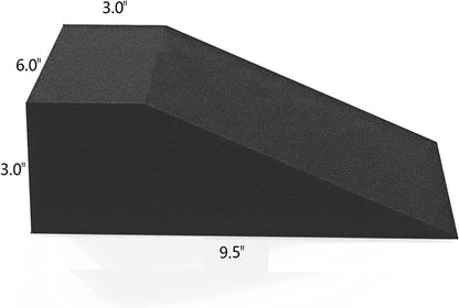 2 Pack Squat Wedge Blocks,Non Slip Professional Squat Ramp for Heel Elevated Squats Calf Raises Platform, Calf Stretcher, Balance, Pushup, Yoga Wrist Support, Pilates, Squat, Riser Block