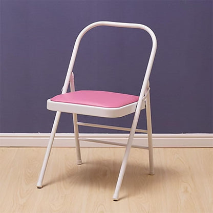 Brown Backless Yoga Chair, Pilates Yoga Chair, PU Leather, Double Beam Design, Folding Yoga Chair, Iyengar Yoga Chair, Yoga Inversion Chair, Size: 47 * 45 * 82cm,Orange