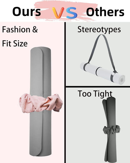 Yoga Mat Scrunchie Yoga Mat Strap Carrier Pilates Mat Holder