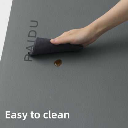 POE Yoga Mat （10mm）Extra Thick Fitness Mat 72"x24" with Carry Strap