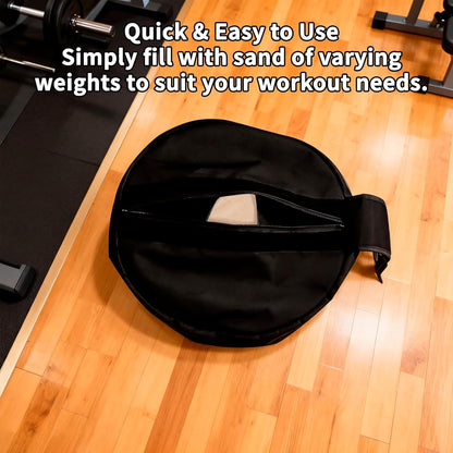 Adjustable Sandbag for Weight Training：100 LB Heavy Duty Sand Bags for Fitness & Workout, Gym & Home Exercise Equipment for Men or Women (Sand Not Included)