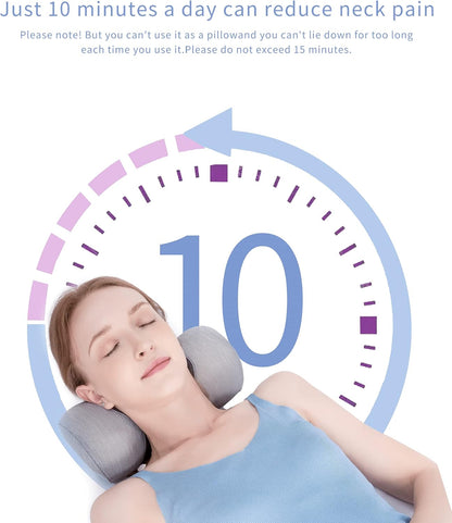 Bespilow Small Neck Roll Pillow for Sleeping, Neck Pillows for Pain Relief