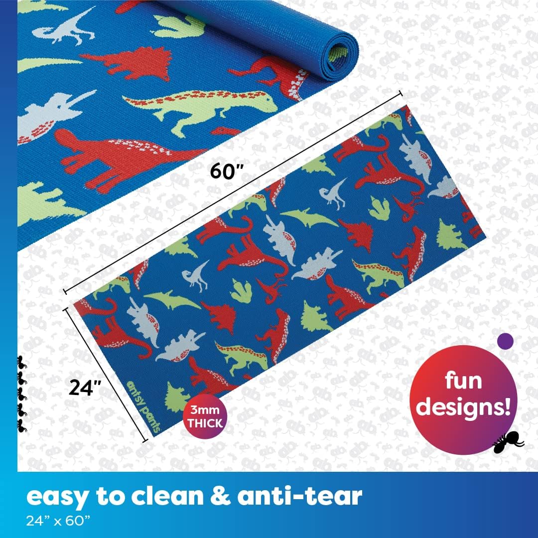 Kids Yoga Mat - Non-Slip Exercise Mat, 60" x 24", 3mm