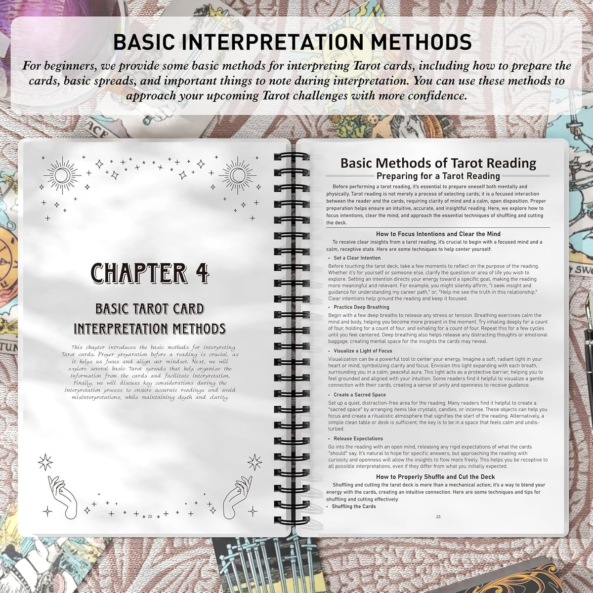 The 33-Day Tarot Challenge Journal: Master Tarot History, Symbols, Card Meanings & Spreads | Daily Practices for Self-Discovery, Healing, Intuition, Meditation & Personal Growth, A5(5.9x8.5 inch)