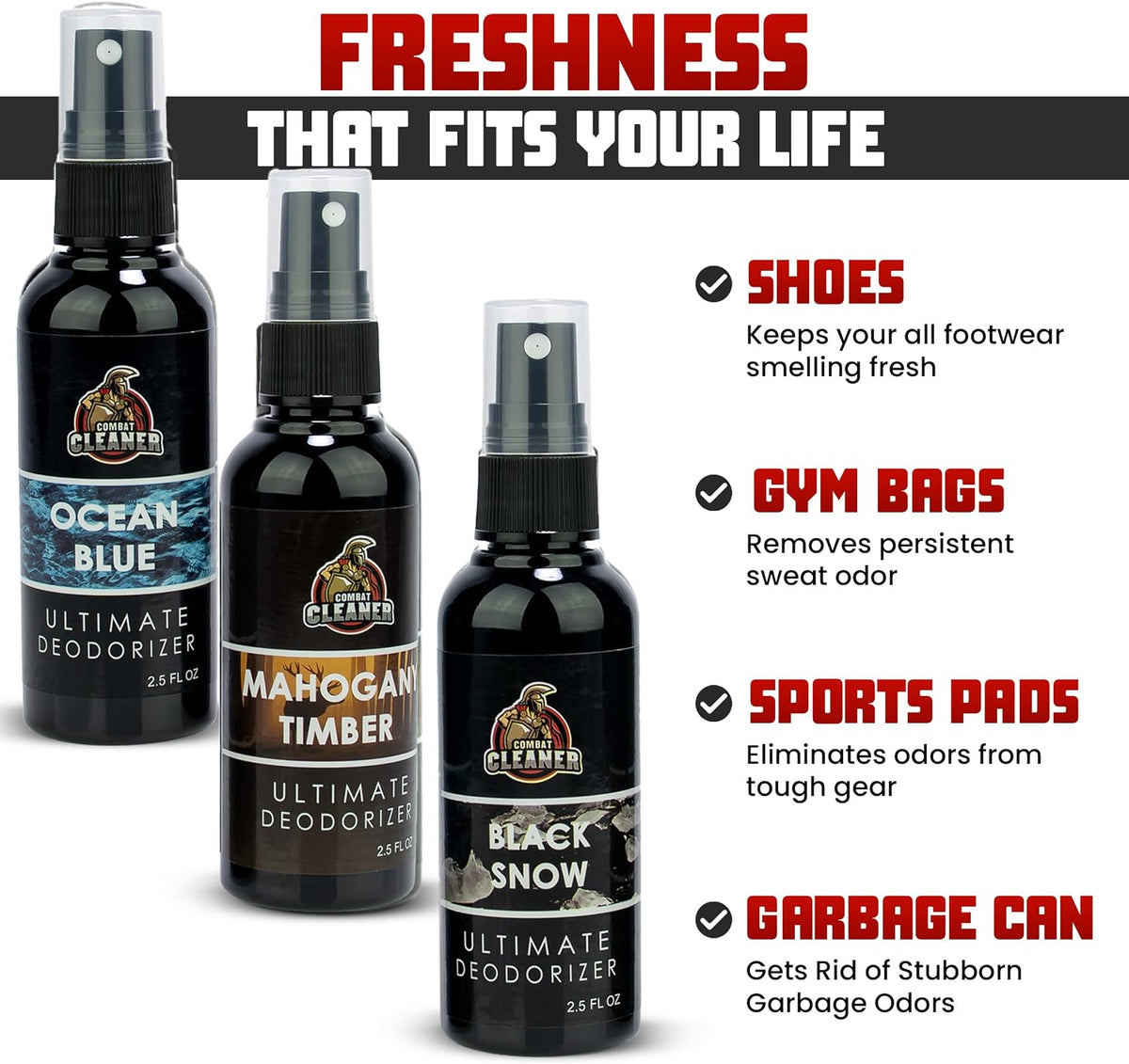 Shoe Deodorizer Spray, Disinfectant Foot Odor Eliminator