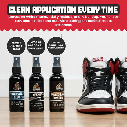 Shoe Deodorizer Spray, Disinfectant Foot Odor Eliminator