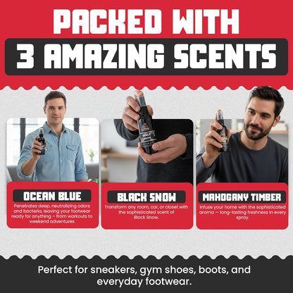 Shoe Deodorizer Spray, Disinfectant Foot Odor Eliminator