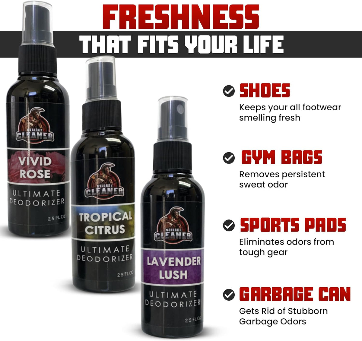 Shoe Deodorizer Spray, Disinfectant Foot Odor Eliminator