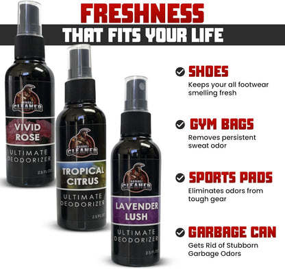 Shoe Deodorizer Spray, Disinfectant Foot Odor Eliminator