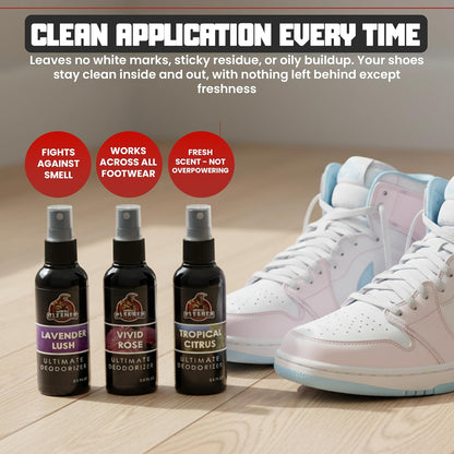 Shoe Deodorizer Spray, Disinfectant Foot Odor Eliminator