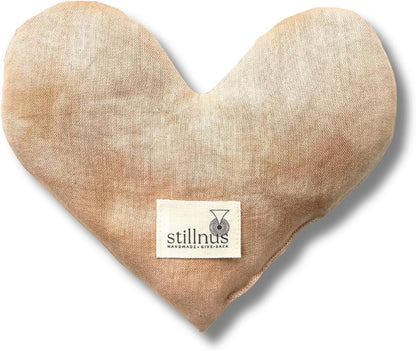 Weighted Heart Eye Pillow & Eye Mask - Luxury Gift, Earth